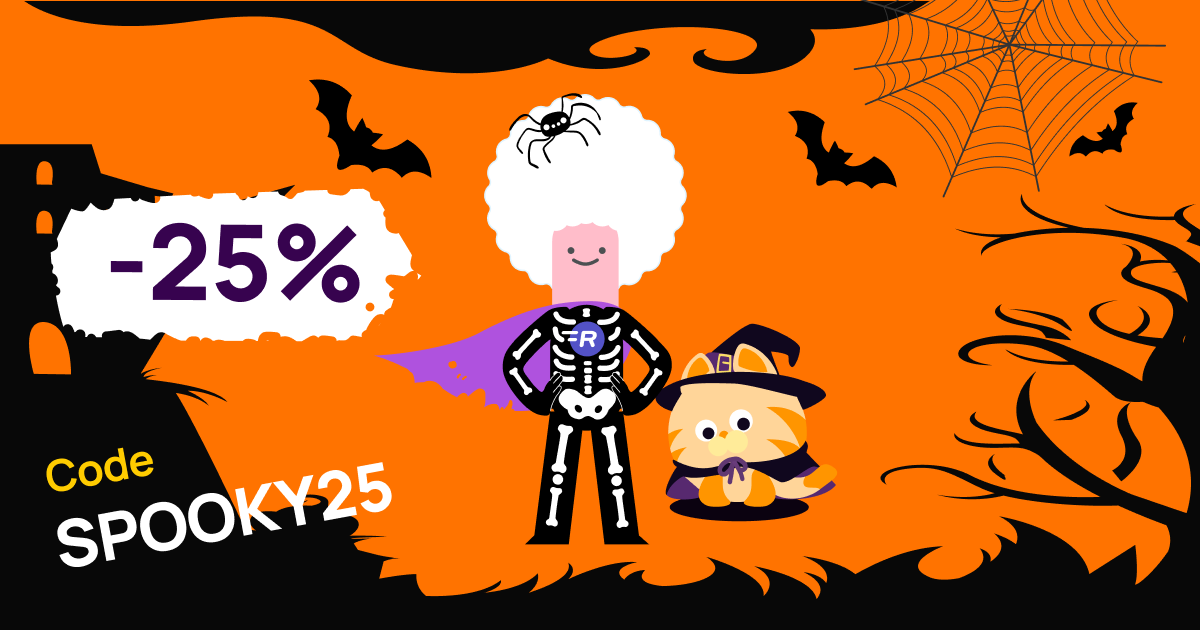 Знижка 25% на Ratatype Plus за промокодом SPOOKY25